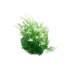 Plastic Plant Green Shrub 10cm