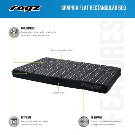 Rogz Graphix Flat Bed