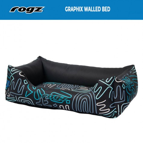 Rogz Graphix Walled Bed