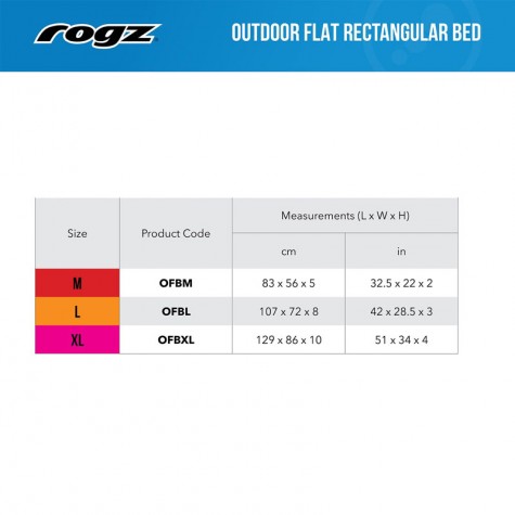 Rogz Outdoor Flat Bed