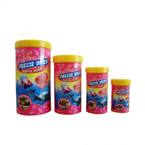 Freeze Dried Tubifex Worms 