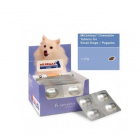Milbemax Small Dog and Puppy 1-5kg Deworming Tablet