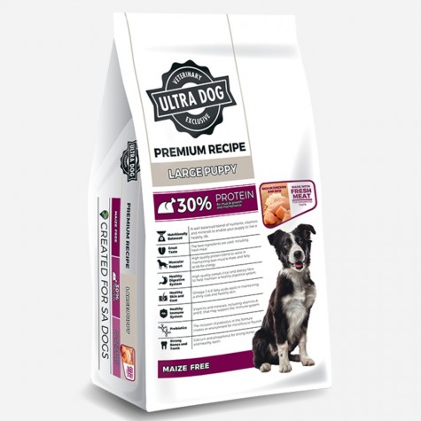 Ultra Dog Premium Large Puppy Dry Dog Food Chicken Flavour