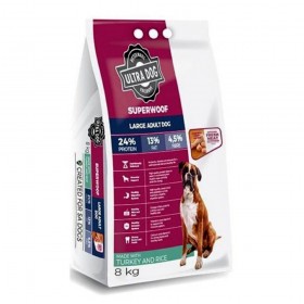 Ultra Dog Superwoof  Large Adult Dry Dog Food Turkey and Rice Flavour
