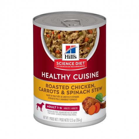 Hill's Science Plan Adult Canned Dog Food Chicken and Carrot Flavour 354g