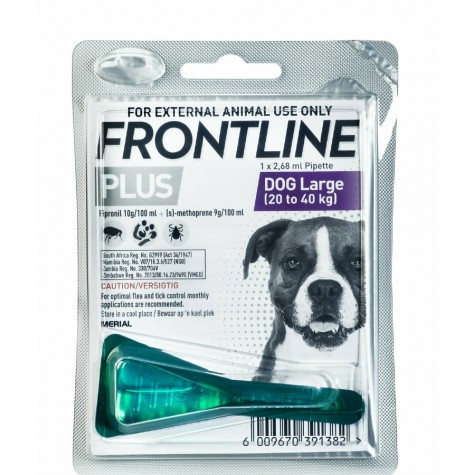 Frontline Large Dog Tick and Flea Spot-On Treatment - 20-40kg