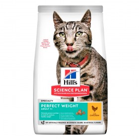 Hill's Science Plan Perfect Weight  Adult Dry Cat Food Chicken Flavour 