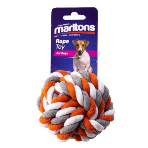 Marlton Dog Rope Bone (Ball Shape)
